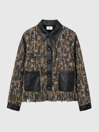 Elegante Tweed-Jacke