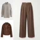 Gestreifte Bluse aus 100% Baumwolle