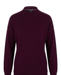 Langarm-Pullover mit Stehkragen