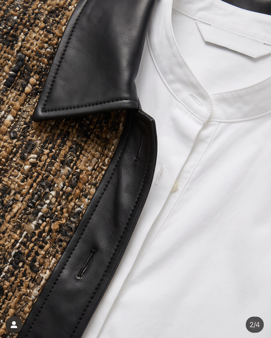 Elegante Tweed-Jacke