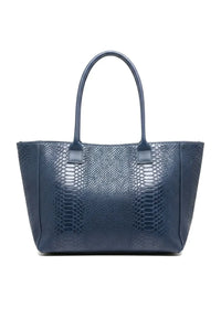 LOLA – Tasche aus italienischem Leder mit Pythonprägung