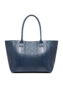 LOLA – Tasche aus italienischem Leder mit Pythonprägung