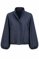Leichte Bomberjacke aus 100% Baumwolle