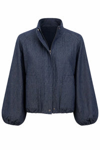 Leichte Bomberjacke aus 100% Baumwolle