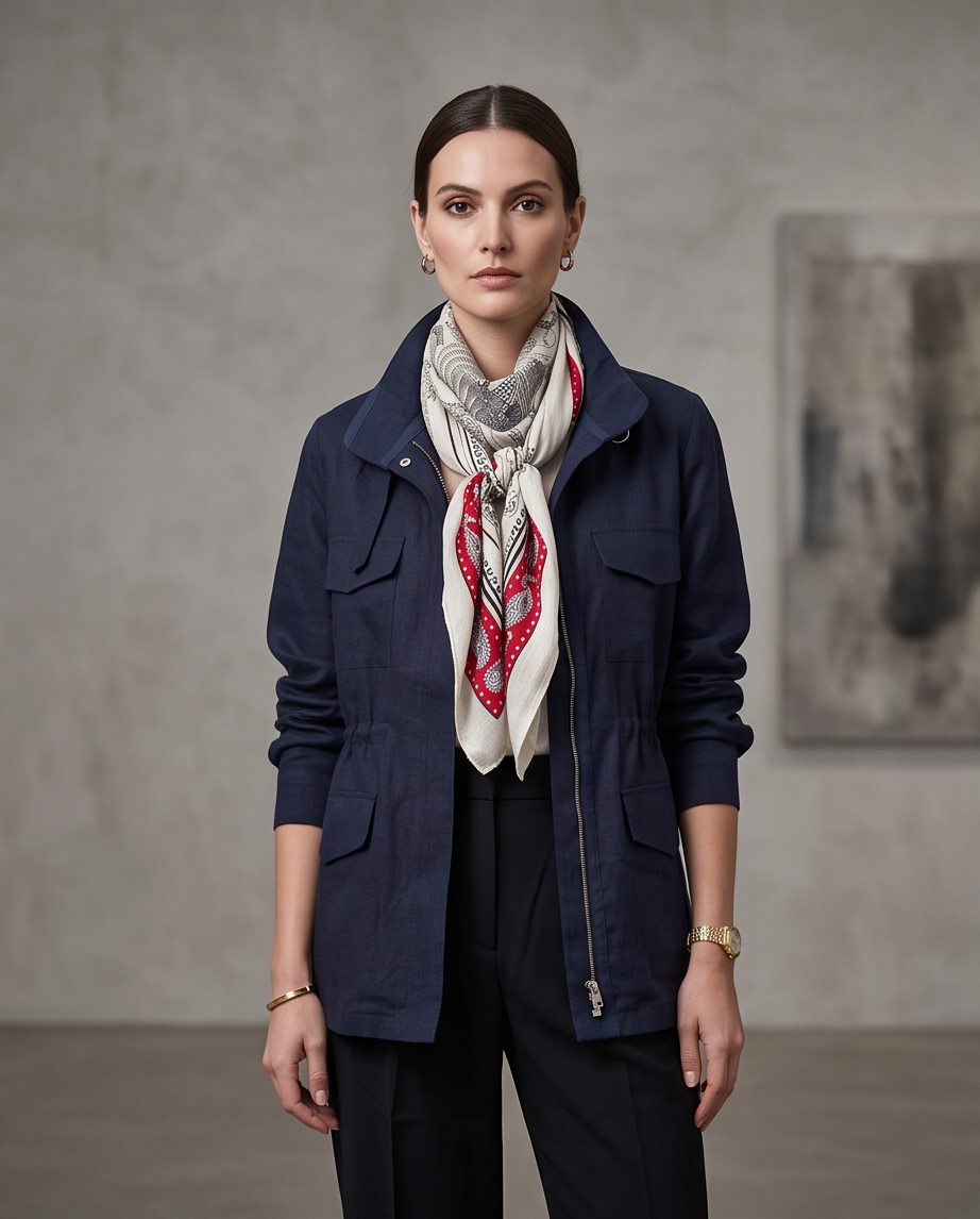 Cashmere-silk scarf with paisley pattern