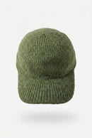 Strick-Cap mit Schirm – Beige, Braun, Schwarz & Oliv