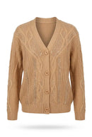 Strickjacke mit Strassdetails